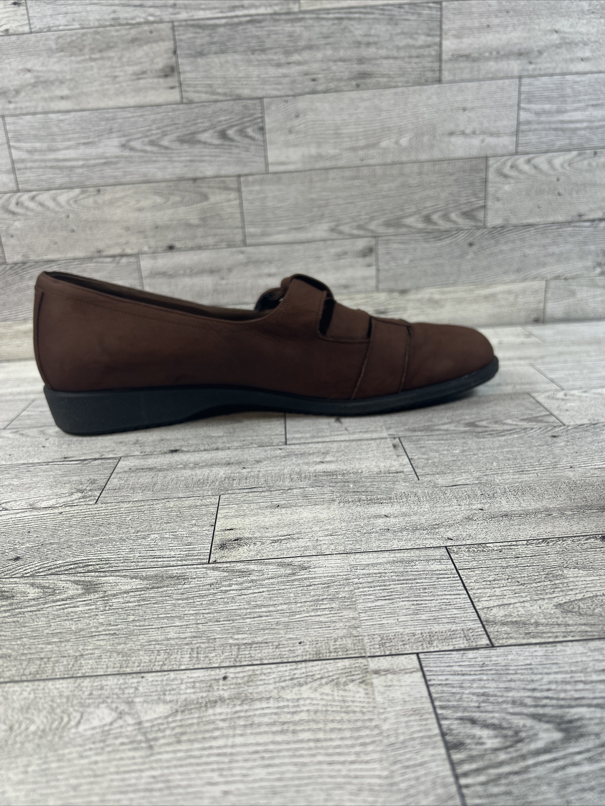 Women’s Fits by Theresia Brown Suede Comfort Flats Made In Germany US size 8 M