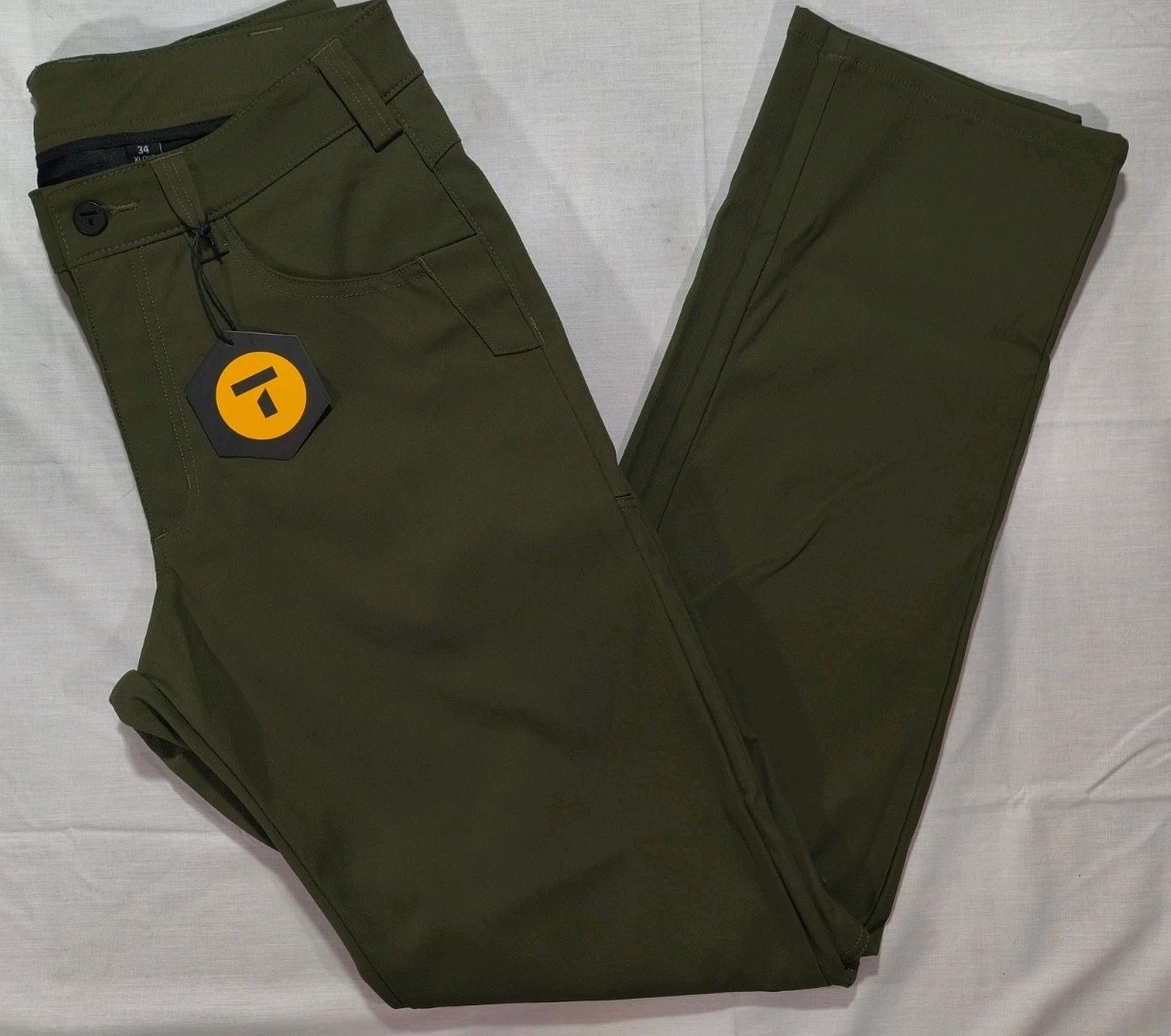 Truewerk EDO Work Pant Size 34 Xlong Olive Night Green BRAND NEW WITH TAGS Pants