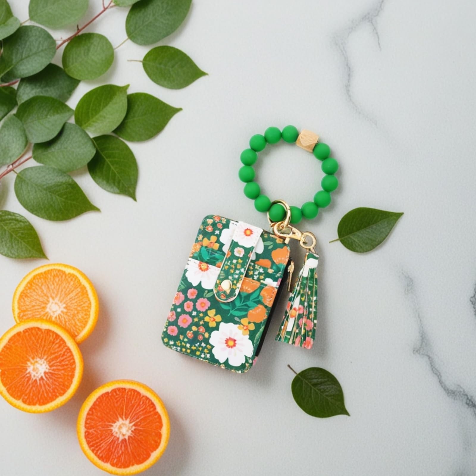 Women’s Tassel Wristlet Keychain – Wallet & Card Case in One, Christmas gift