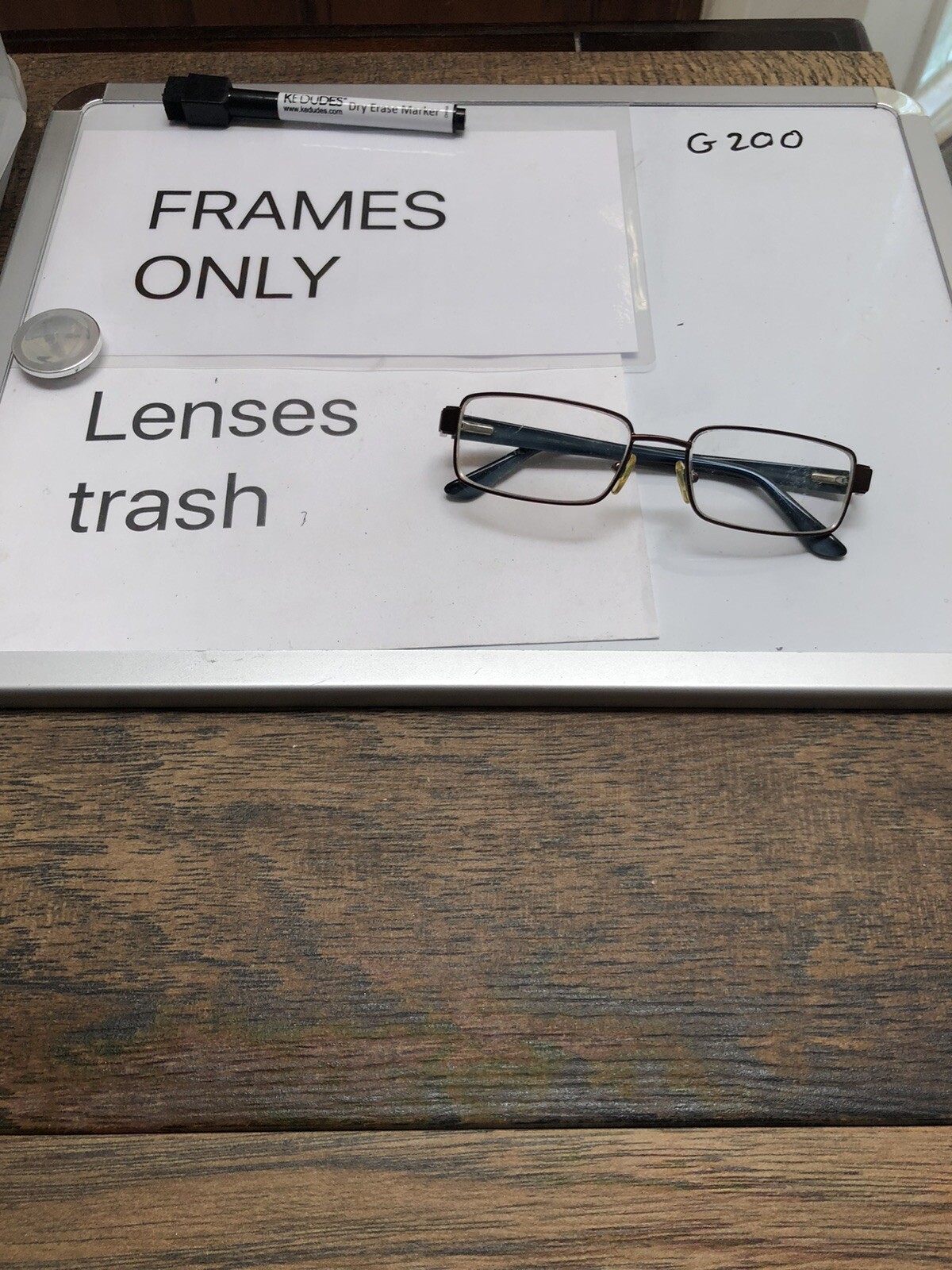Perry Ellis 295-1 Glasses Rectangle Eyeglasses Sunglasses Frames 53-17-135 G200