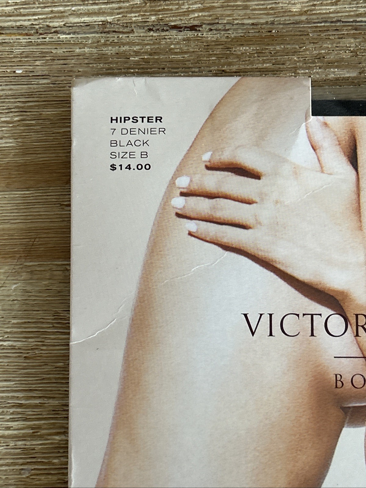 Victoria’s Secret Body Bare Size B Hipster Hosiery 7 Denier Black