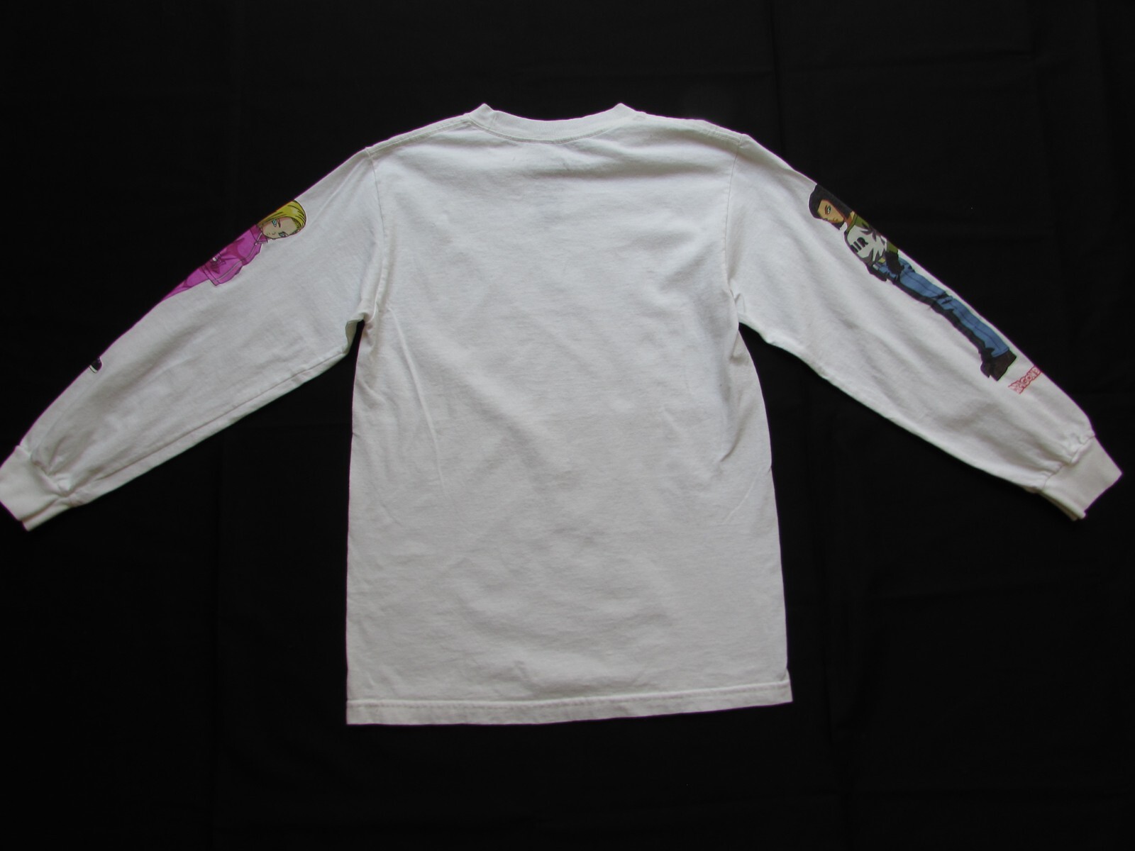 Dragon Ball Super Primitive Shirt Men White Long Sleeve Shrink After Washed Sz S
