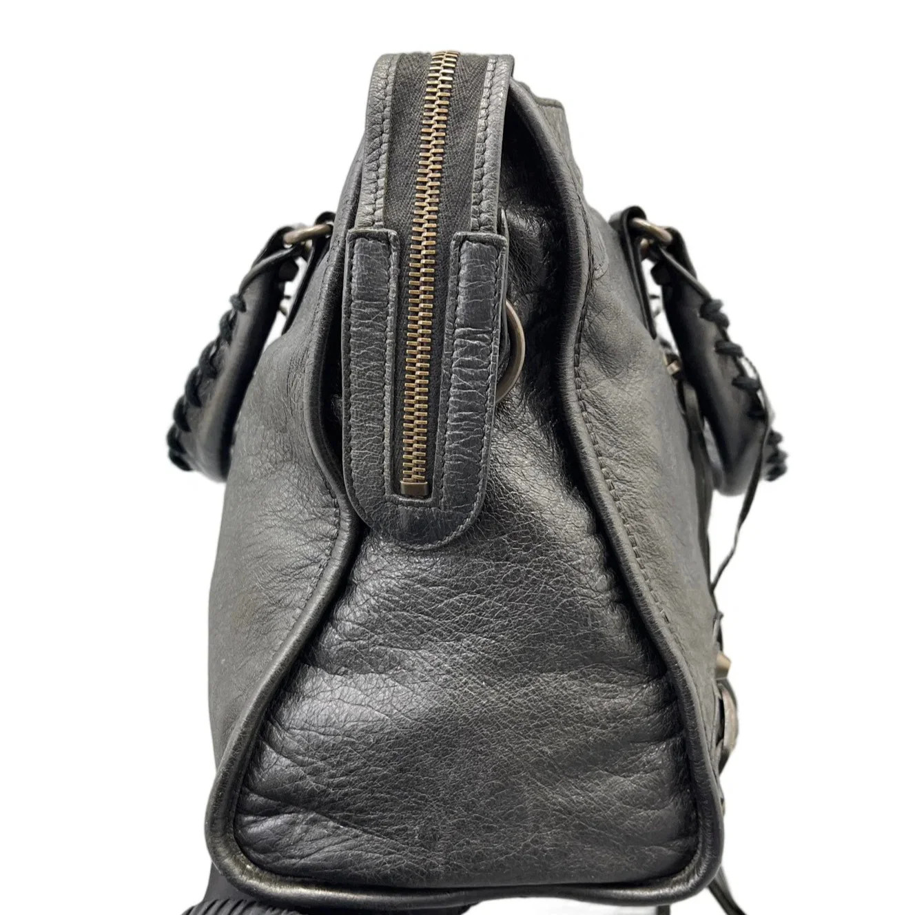 Balenciaga Medium City Black Arena Lambskin (ym062626b5r)