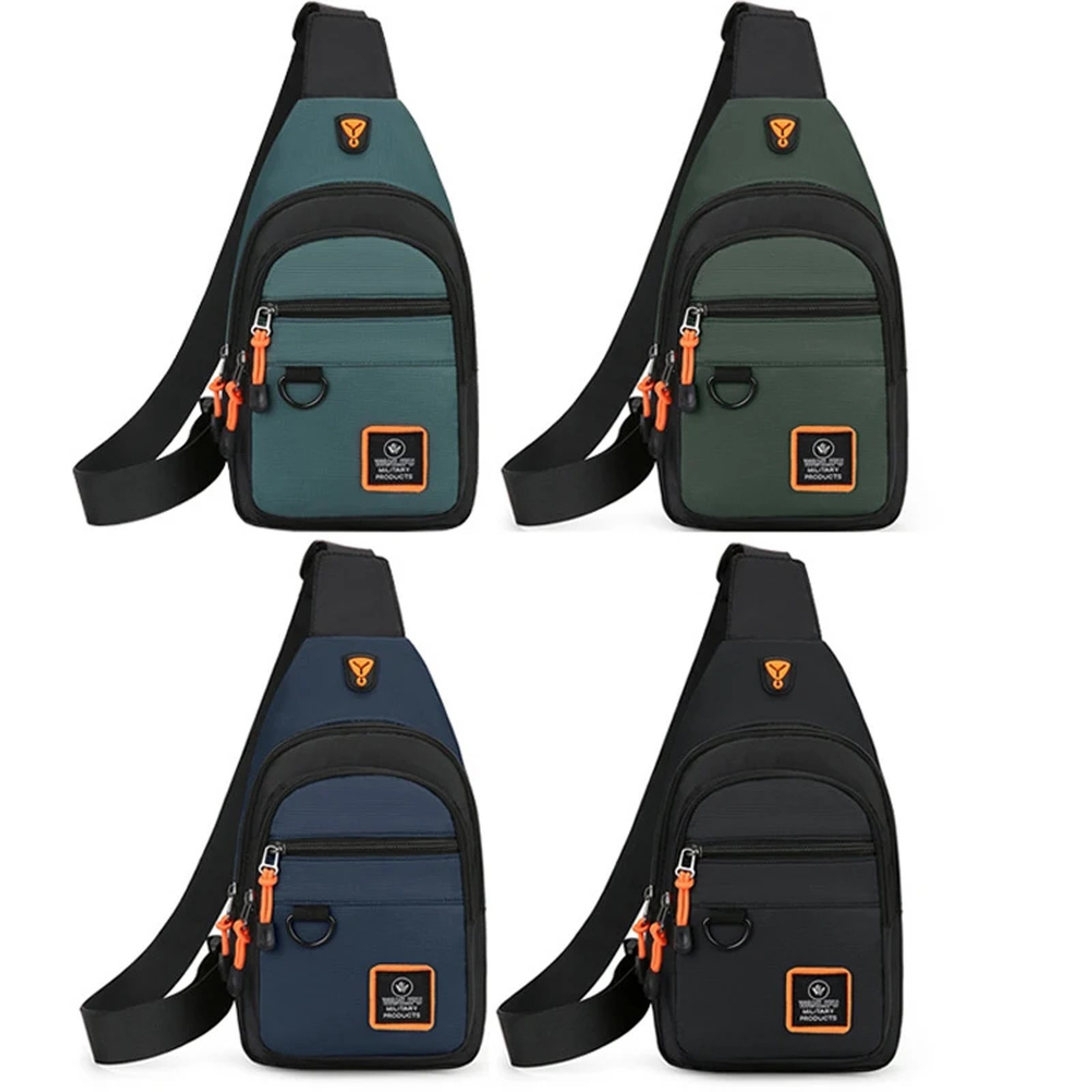 Men’s Waterproof Outdoor Chest Bag – Hiking Sports Crossbody Shoulder Pack