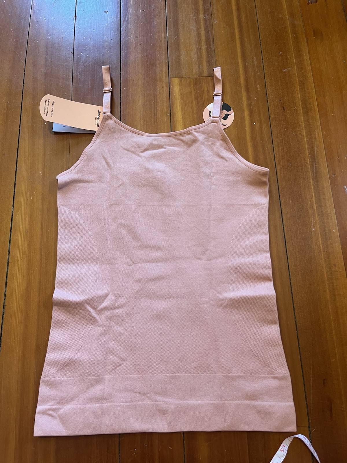 Shapermint Essentials Shape Wear Cami Adjustable Straps Pink Size L