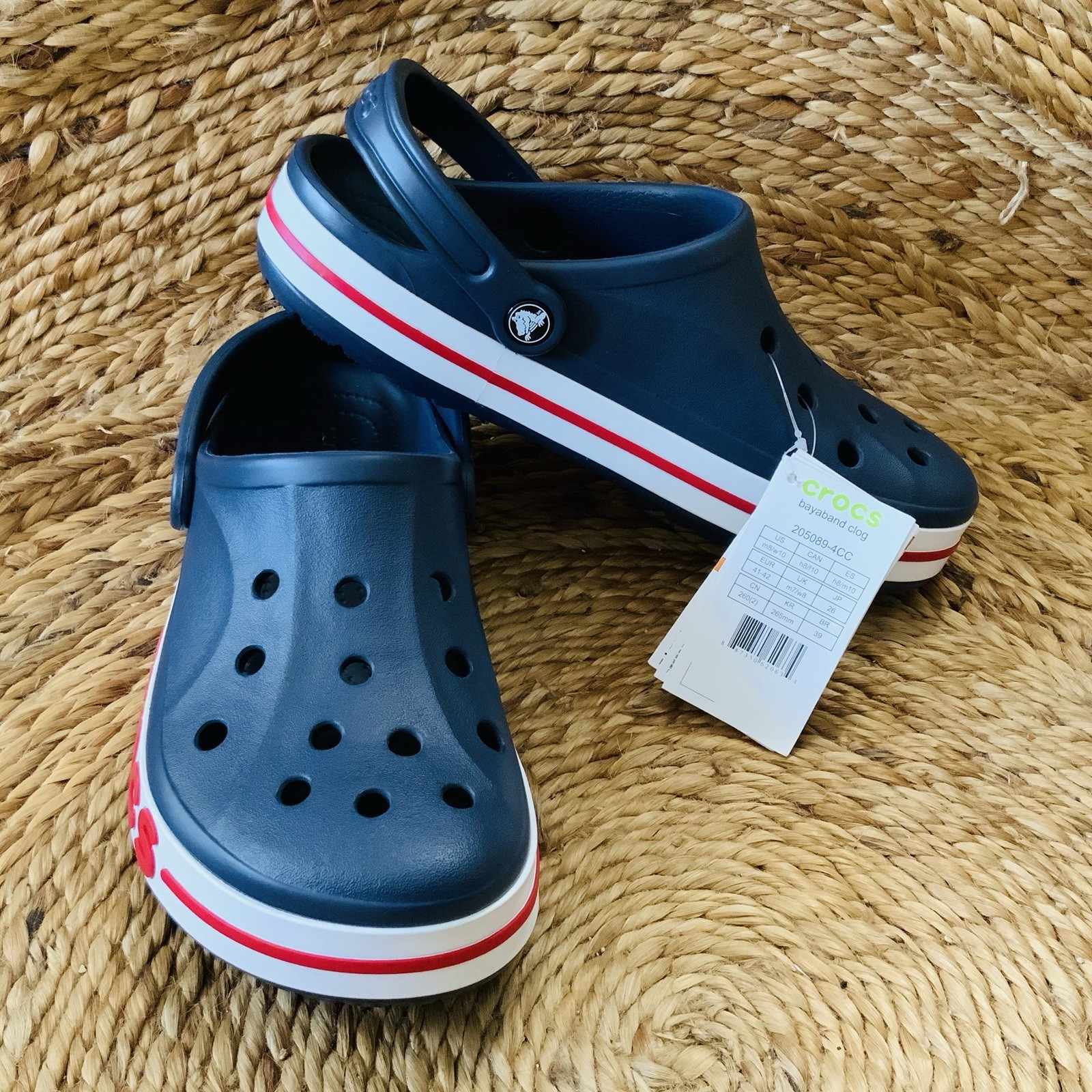 Crocs | Bayaband Sling back Clogs in Navy / Pepper | US Size M8W10 ~ 205089-4CC
