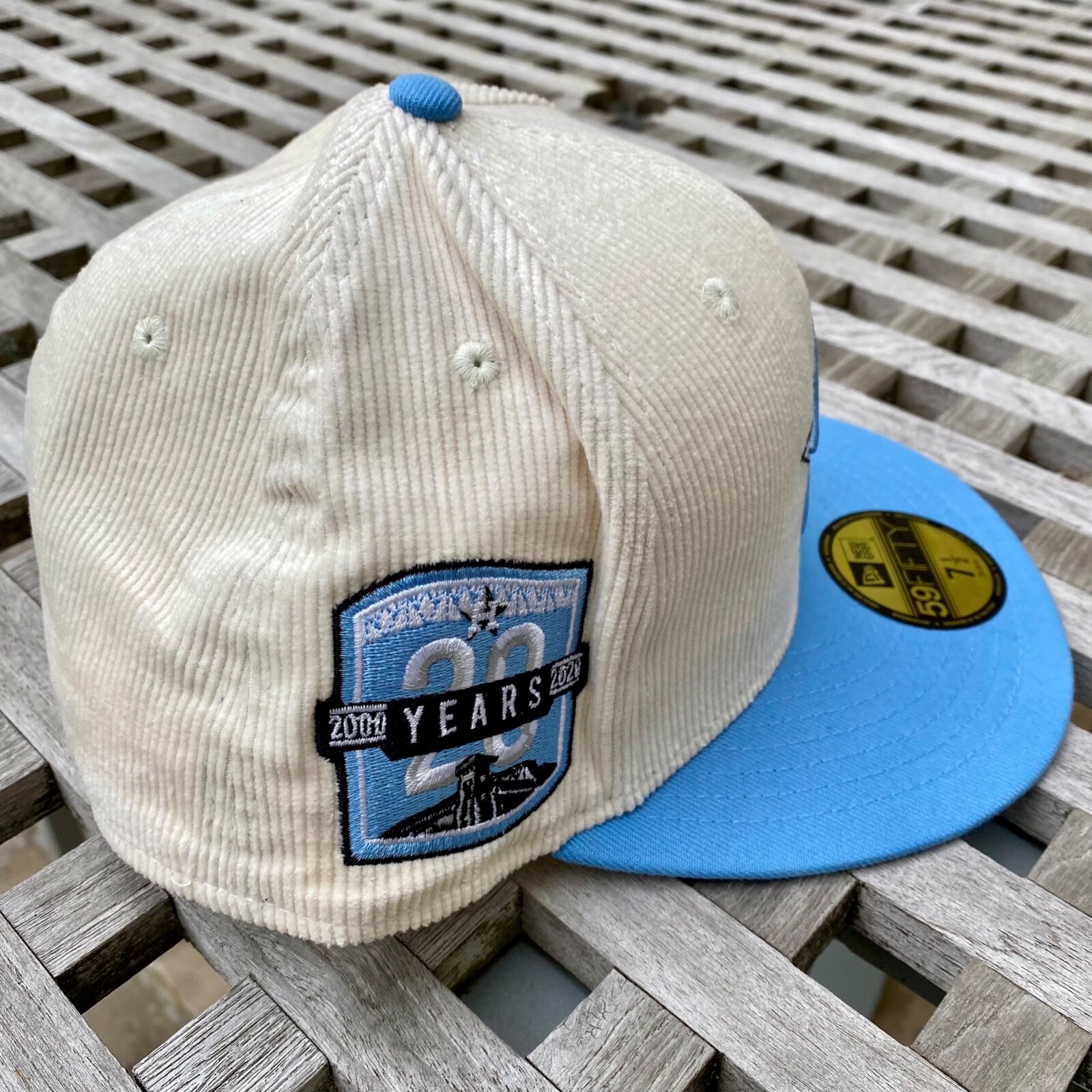 Houston Astros Alt Logo New Era 59FIFTY 2 Tone Corduroy Topperz Cap Hat 7 1/2