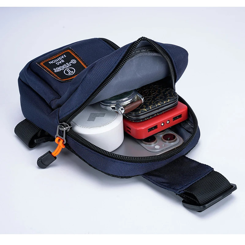 New Men Chest Bag Casual Shoulder Bag Oxford Side Sling Bag Male Sports Outdoor