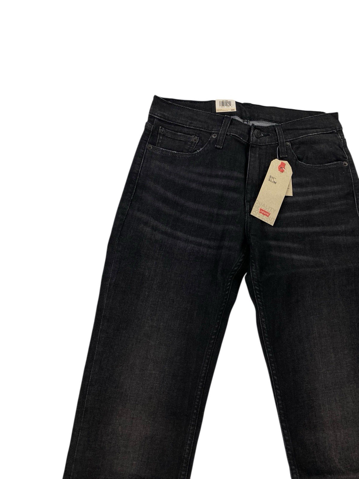 NEW Levi’s Strauss 511 Slim Stretch Black Mens Denim Jeans Size 30×32