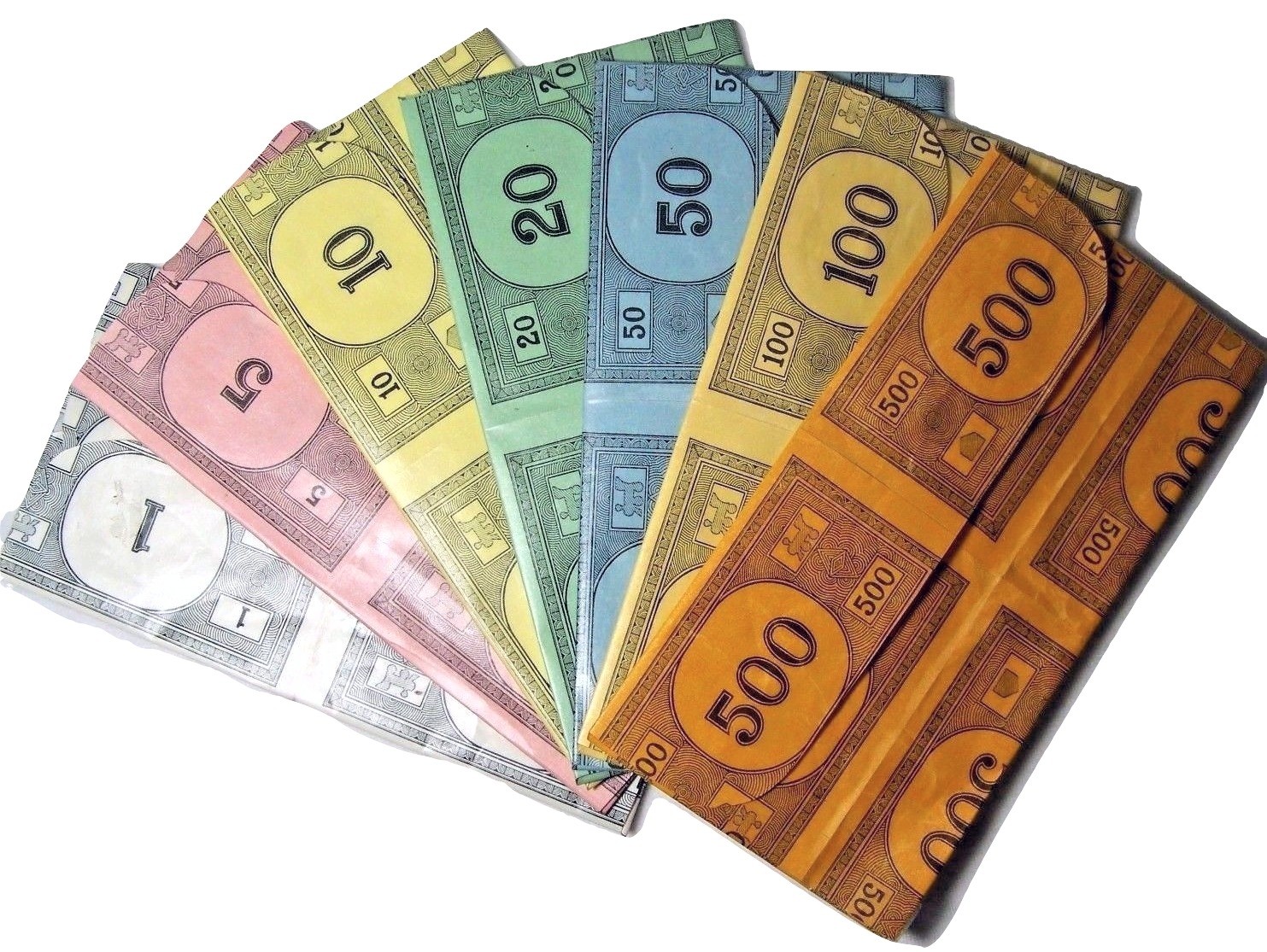 Vintage $1.00 Monopoly Money Wallet Crafted Billfold Board Game