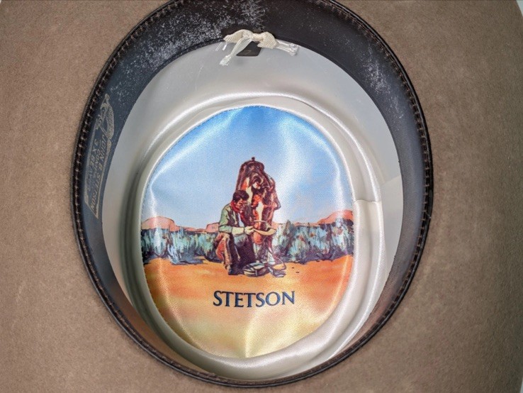 Stetson XXX 3X Beaver Revenger Cowboy Hat Gambler Flat Crown 7