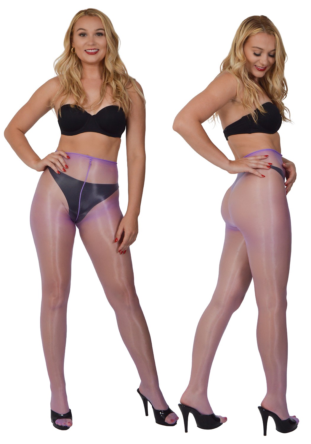Ailuros – Ultra Shine Pantyhose with Closed Gusset & Sheer Toe
