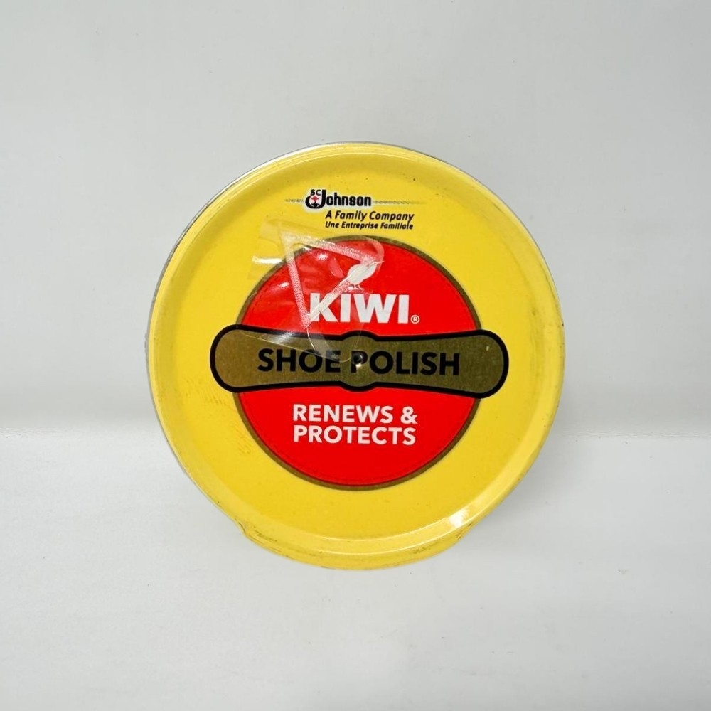 2 Pack – KIWI Shoe Polish Tin, Neutral, 50ml (1.7oz) – Renews & Protects Leather