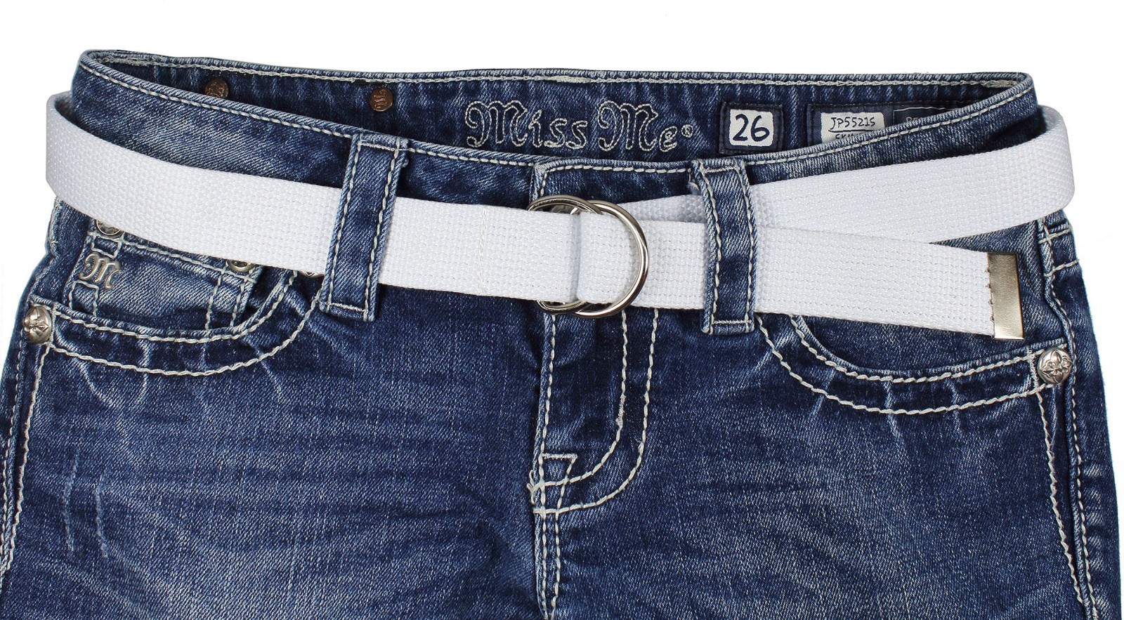 Canvas Web D Ring Belt Silver Buckle Military Style for men & women