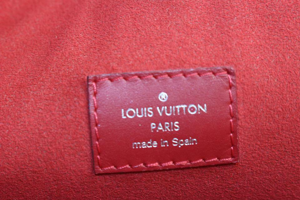 Louis Vuitton Red Epi Leather Neverfull MM Tote Bag 121lv49