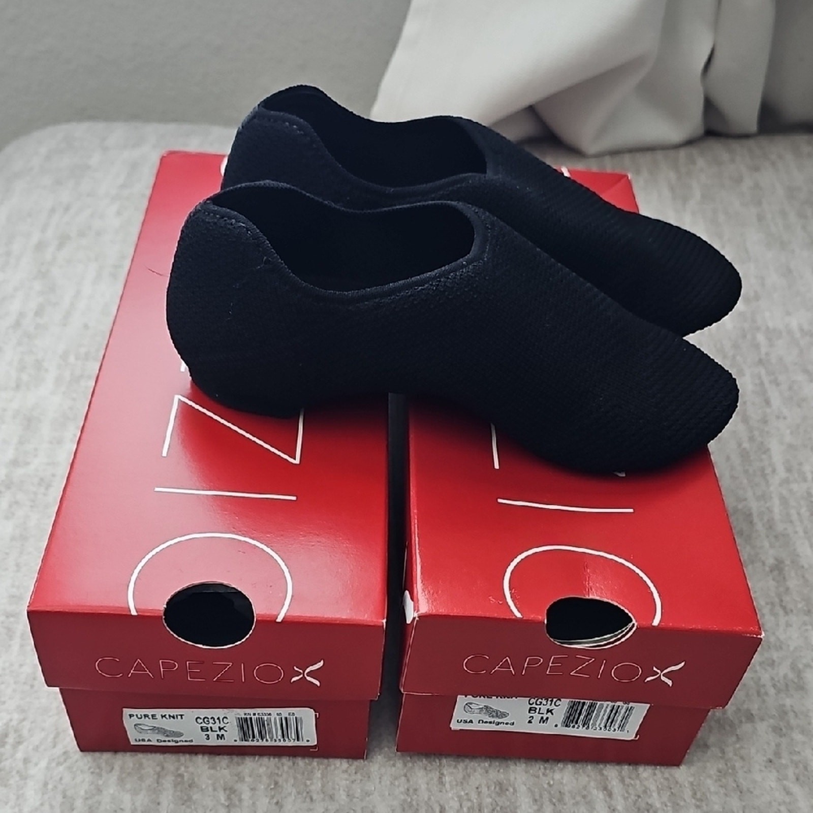 Capezio Black Slip-On Dance Shoes