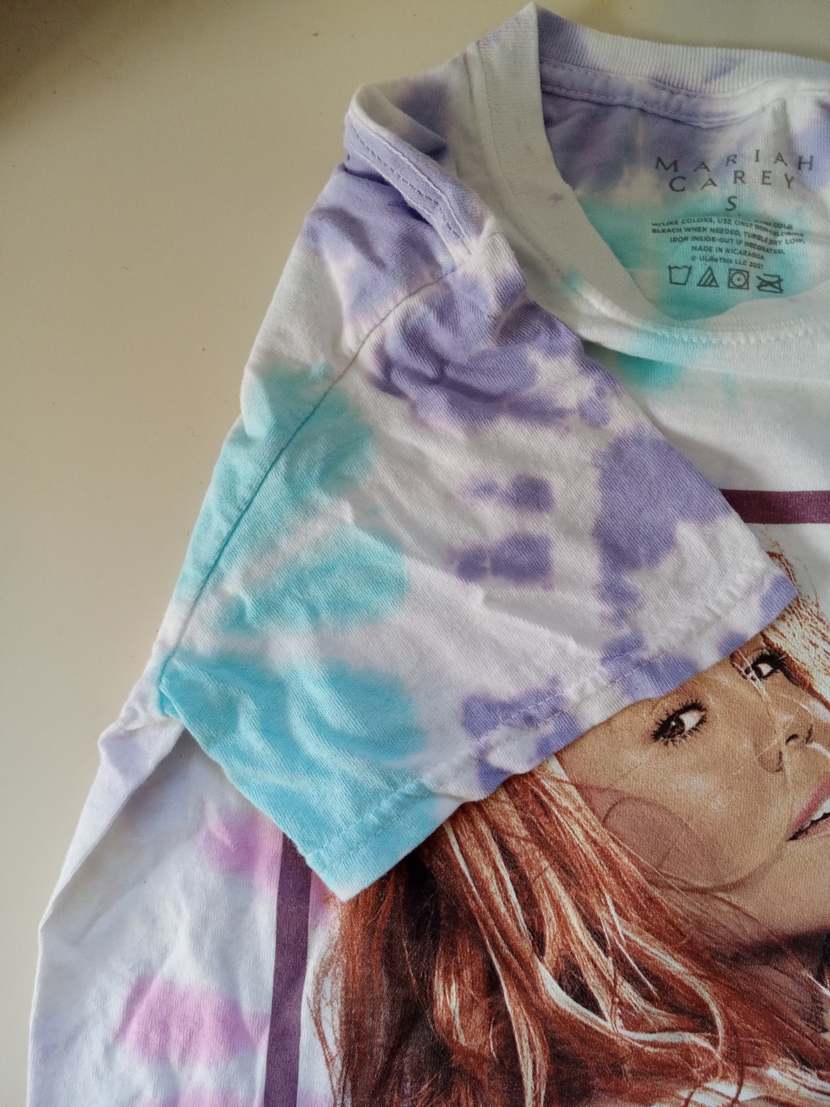 Size Small Mariah Carey Tie-Dye T-Shirt NEW SEE PHOTOS