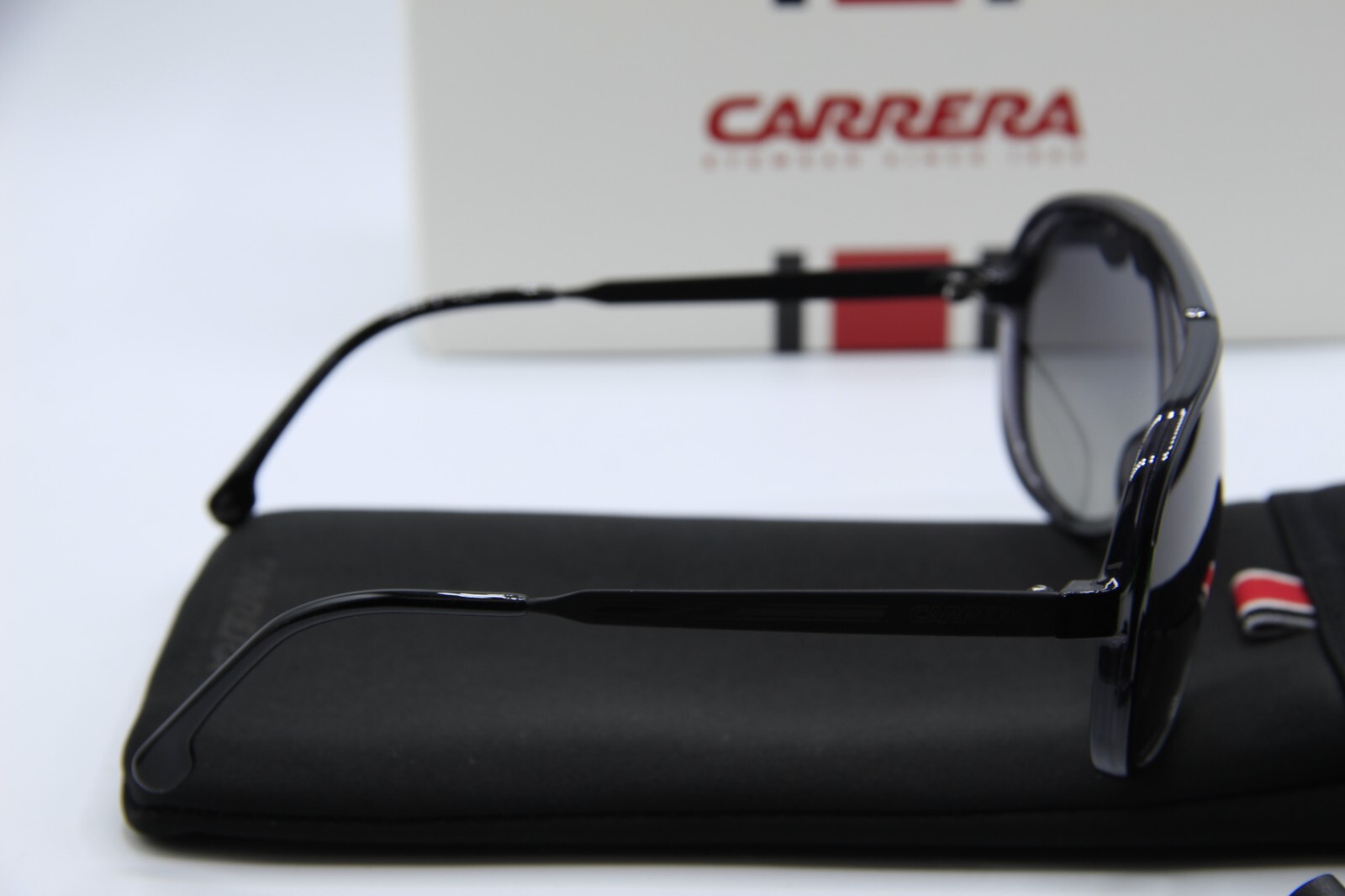 NEW CARRERA 1050/S 08AWJ POLARIZED BLACK AUTHENTIC SUNGLASSES W/CASE 63-10 K1