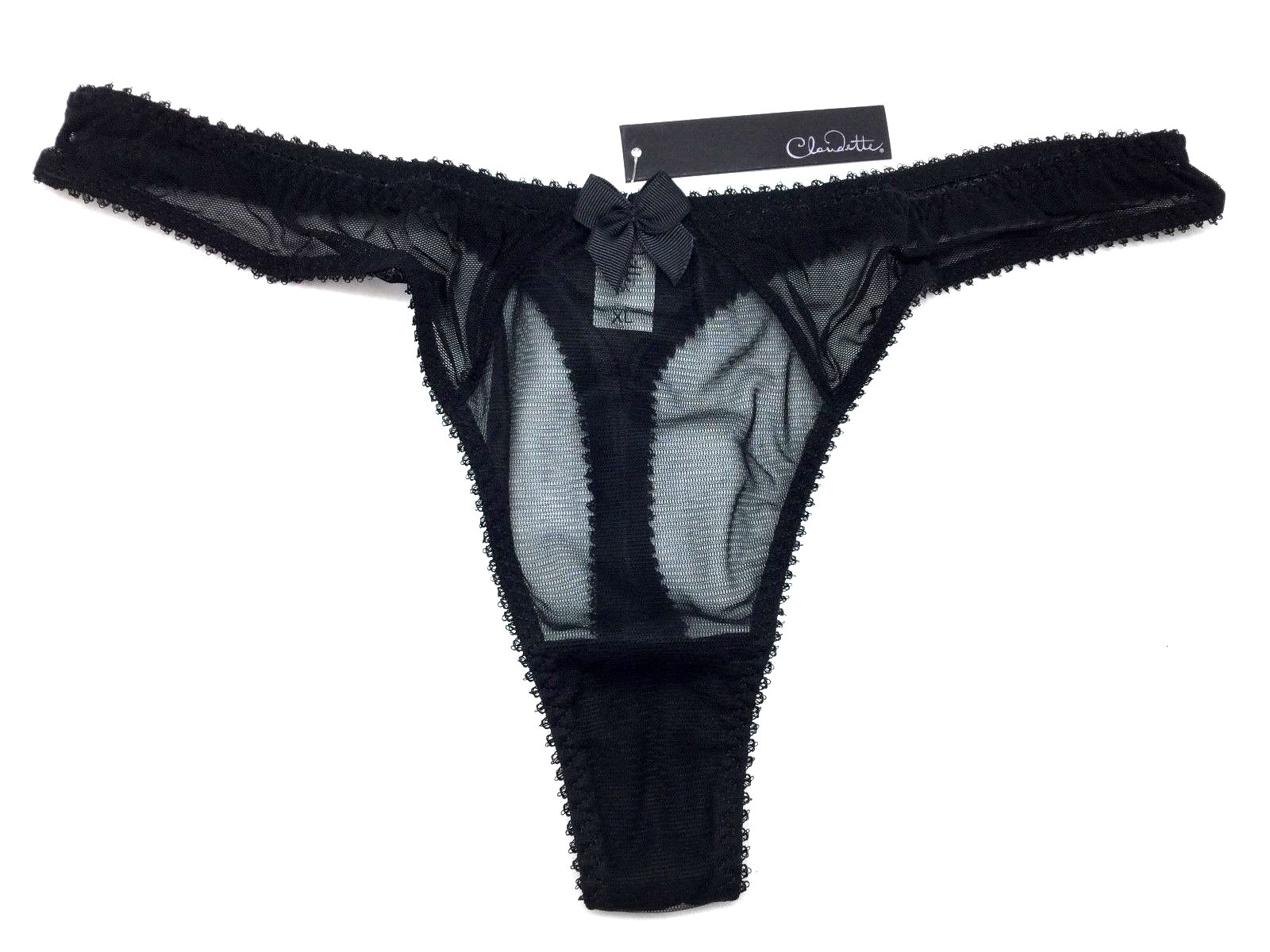 Love Claudette Dessous Thong Bikini Panty Panties Sexy Lingerie Underwear Black