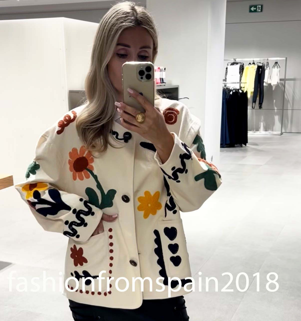 ZARA NEW WOMAN FAUX FUR COAT WITH TOGGLES ECRU XS-XL 8372/300 SALE PRICE!!!