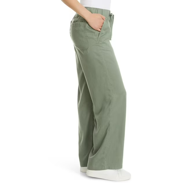 Nine West Women’s Lightweight Twill Pant Size Large Olive