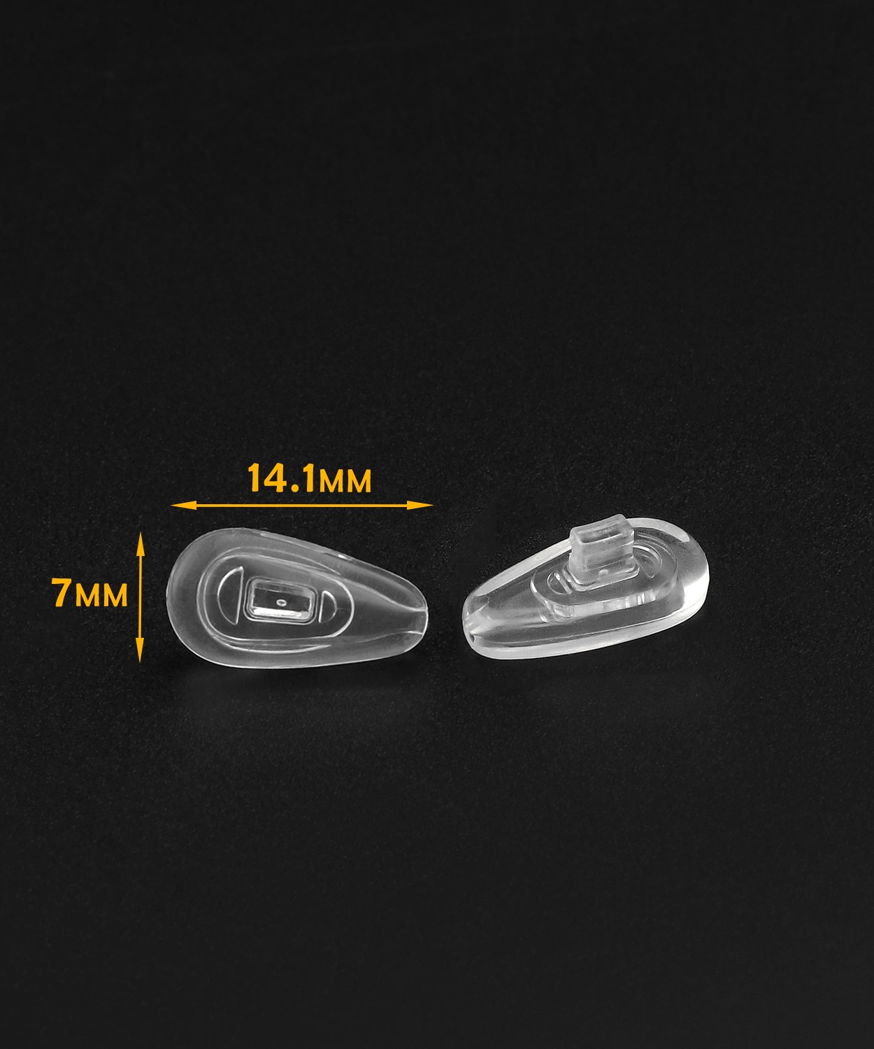 6 Pairs Clear Nose Pads Replacement Nose Piece for Oakley Socket 5.0/Socket 5.5