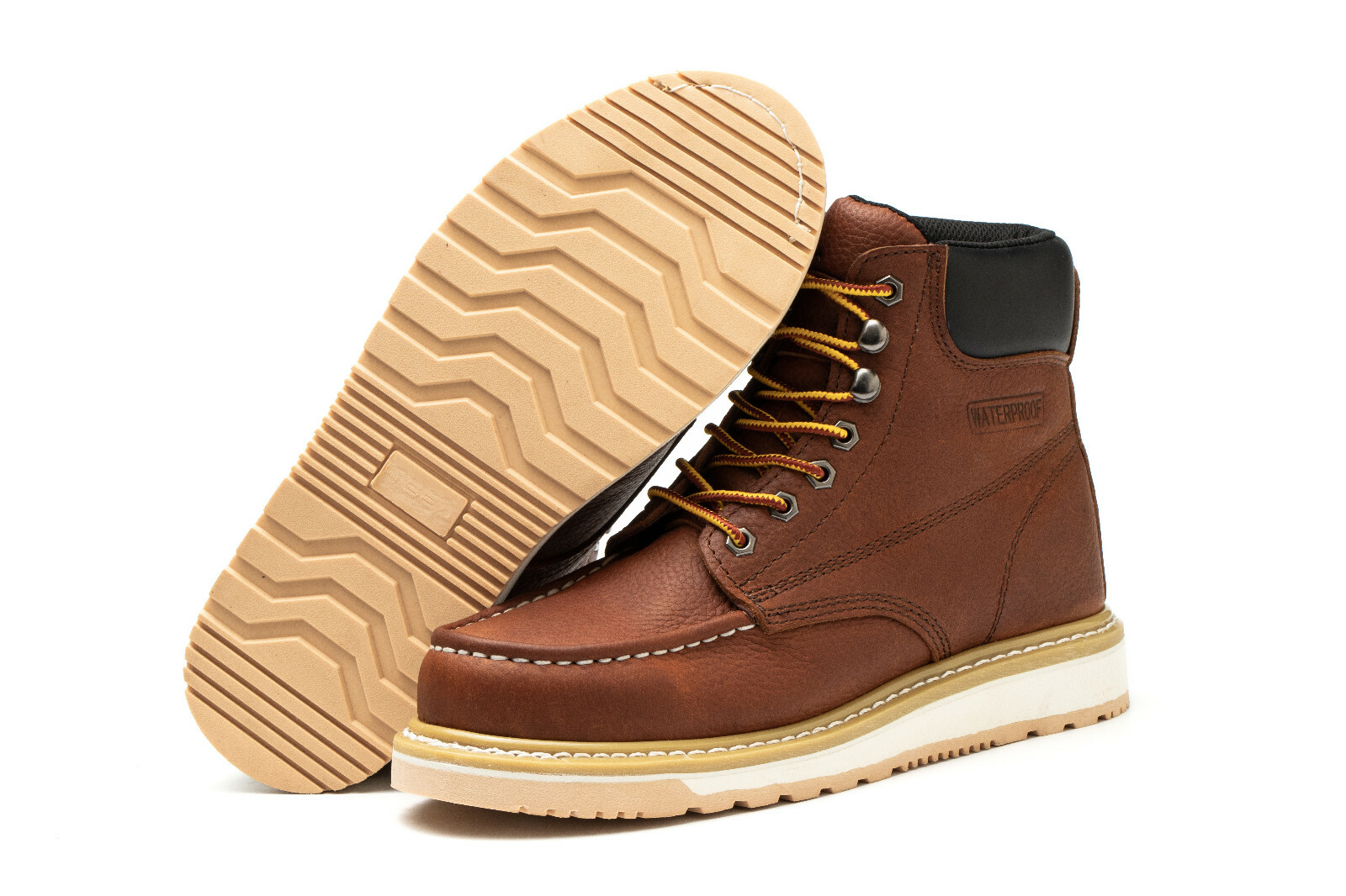 Waterproof Boots Men’s Work Boots 6″ Soft Toe , LightWeight Construction boots