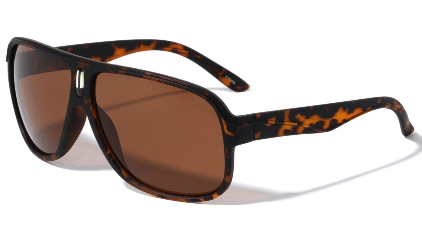 Retro 80s Fashion UV400 Protect Vintage Black/Demi Pilot Men Women Sunglasses