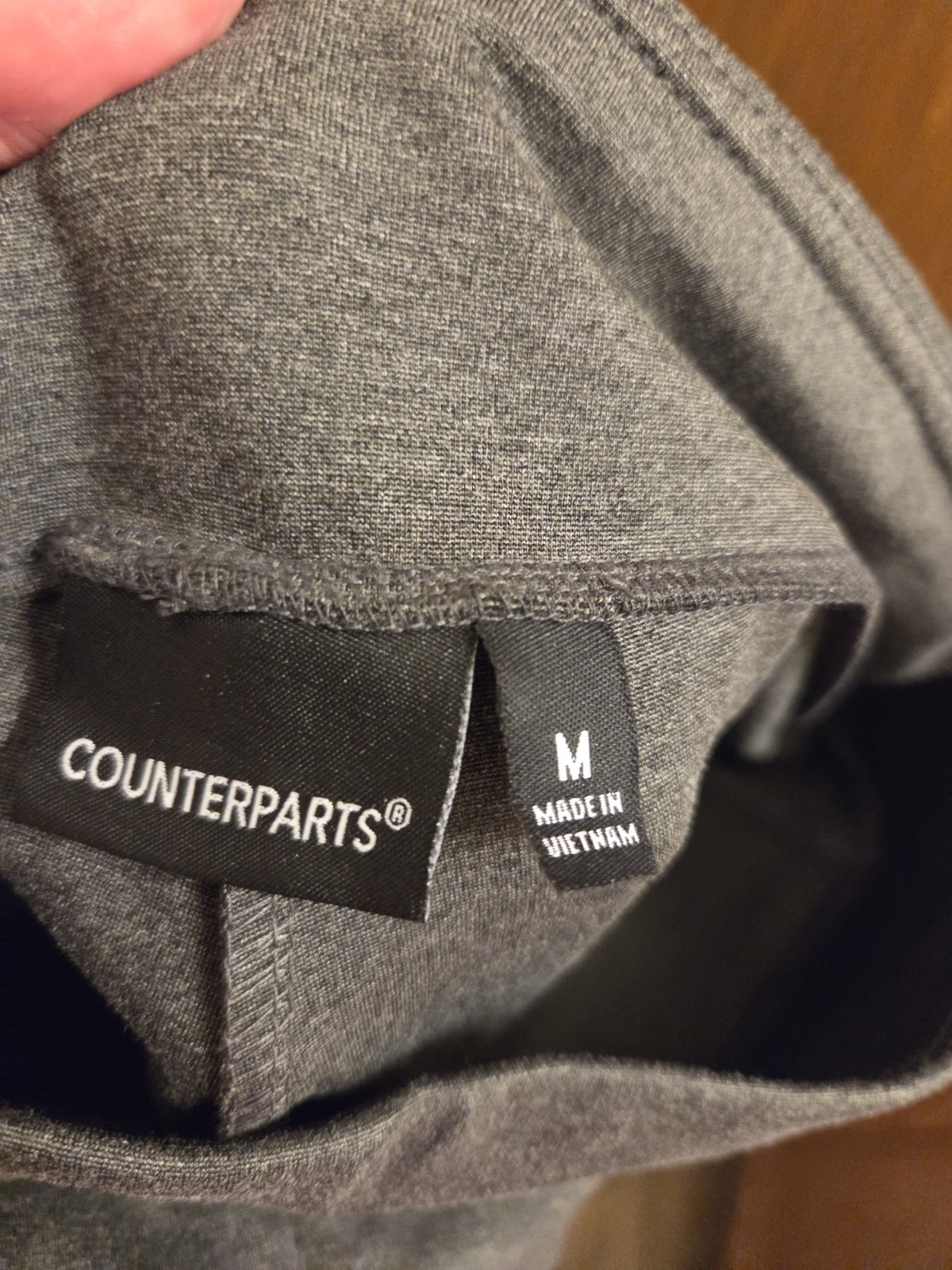 Counterparts Womens Medium M Heather Gray Pull On Pants New See Description