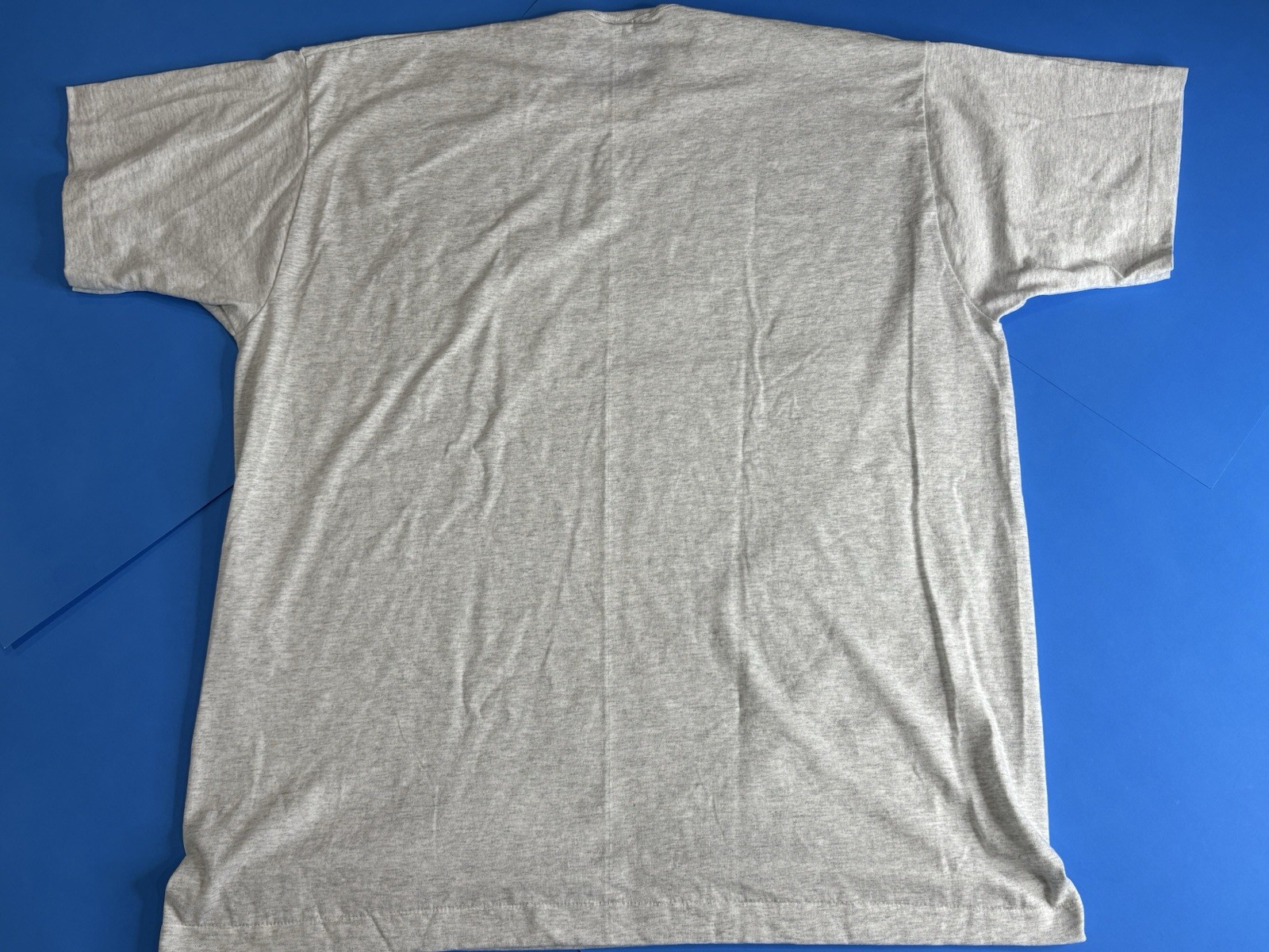 Vtg 1980s 1990s Fruit Of The Loom Best Made In USA Blank Grey T-Shirt 2XL NEW