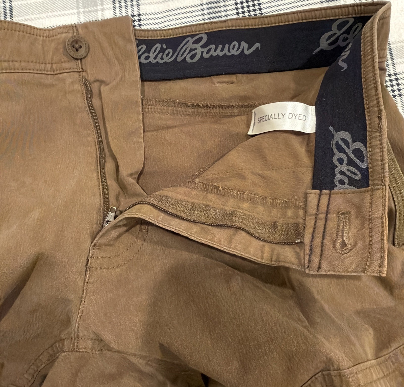 Eddie Bauer First Ascent Pants Men 36×30 Brown Guides Day Off Tactical Hiking