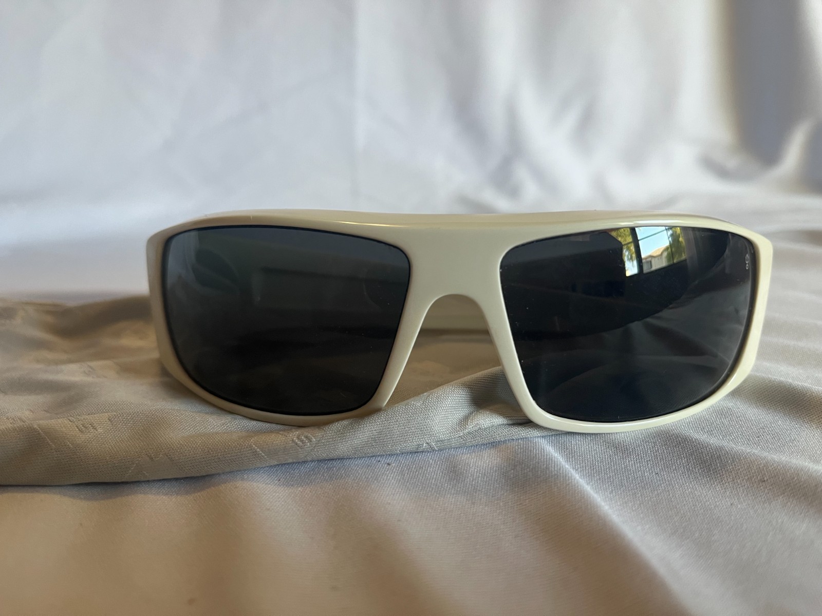 White Logan Spy optic Sunglassses
