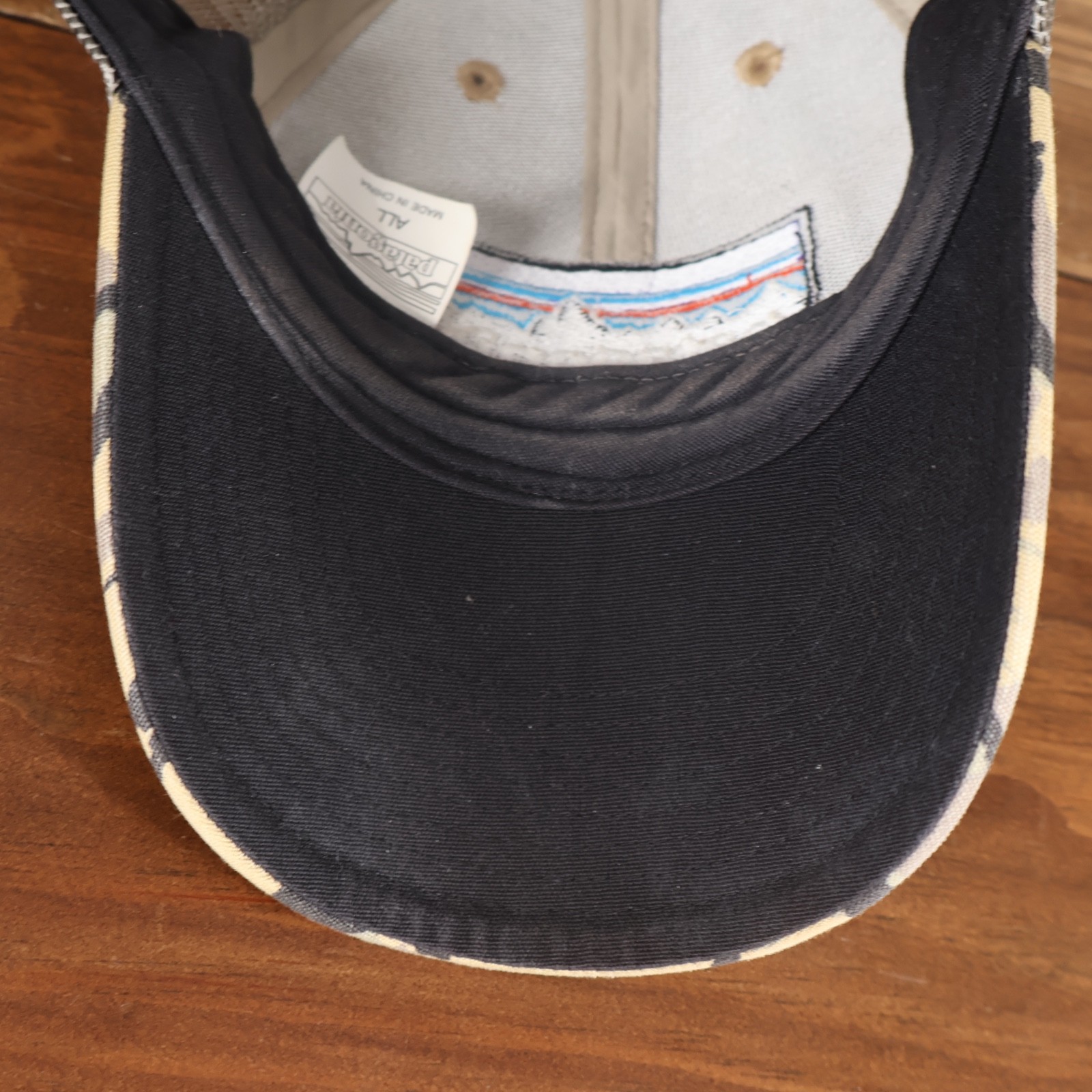 Patagonia Hat Adult P-6 Logo Lo Pro Camo Adjustable Trucker Baseball 38016