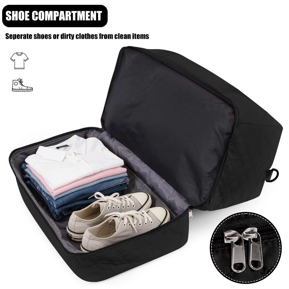 Travel Tote Bag for Women, Weekender Carry-on Tote, Large Duffel Bag Gym Bag US
