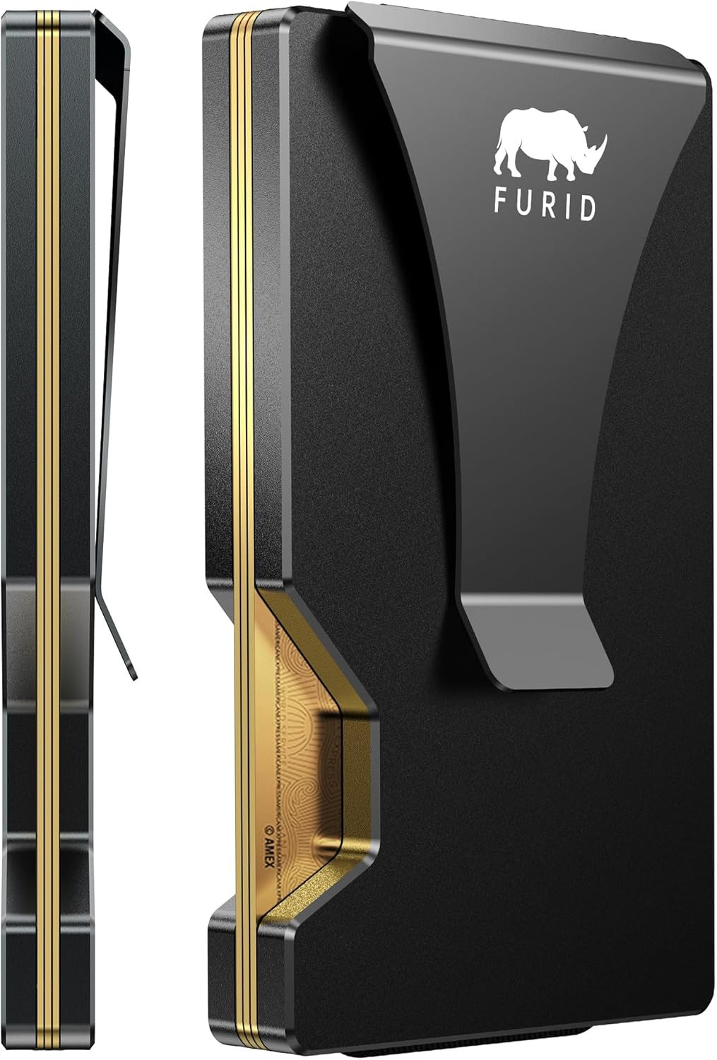Mens Slim RFID Metal Wallet Money Clip Minimalist Front Pocket