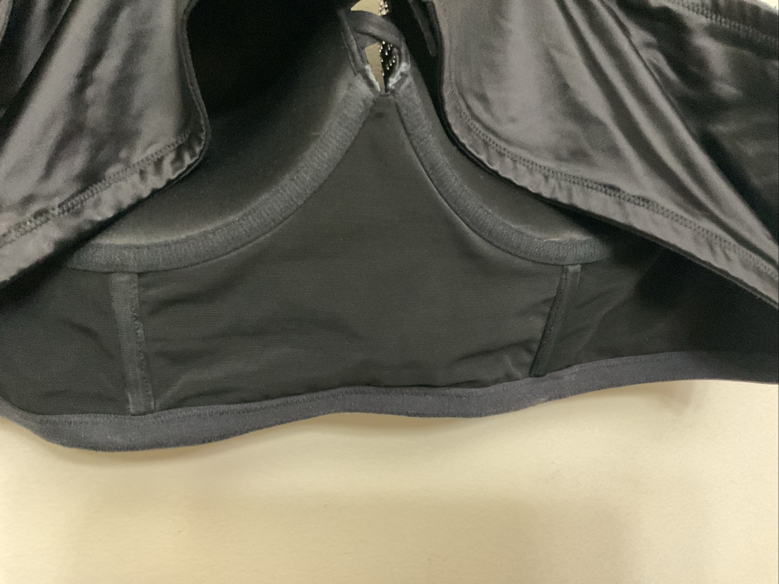 Womens Torrid XO Plunge Push-Up Bra Diamante rhinestone Black Size 50 B
