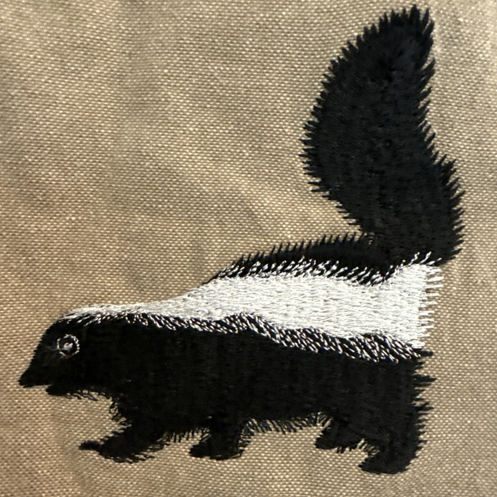 Nepal Skunk Purse 100% Cotton Handbag Local Women’s Handicrafts