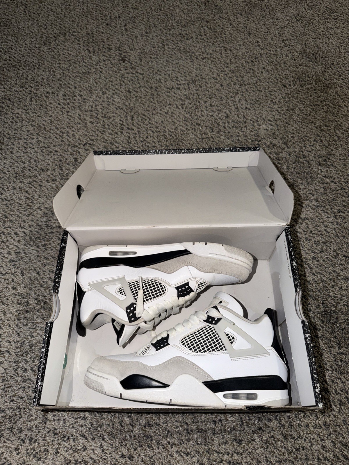 Jordan Air Jordan 4 Retro Military Black White/Black/Neutral Grey DH6927-111