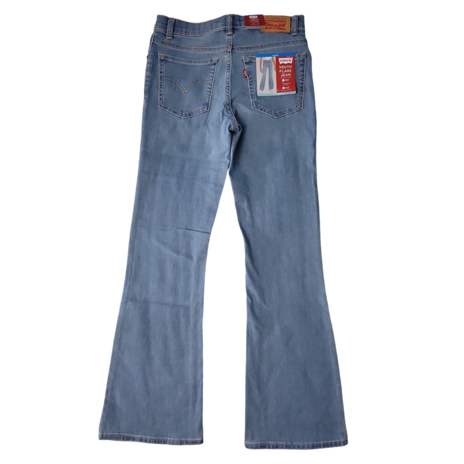Levi’s Girls 726 High Rise Comfortable Stretch Denim Flare Jeans