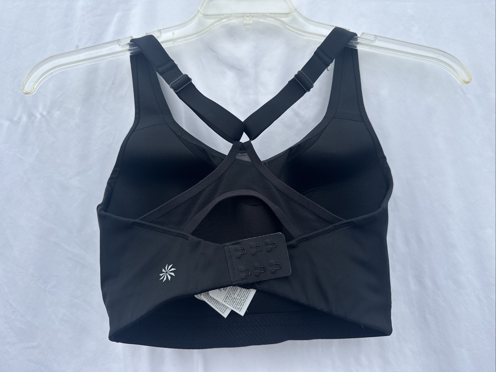 Athleta Women’s 32F High Support Black Advance Adjustable Bra Worn Once Euc. 11