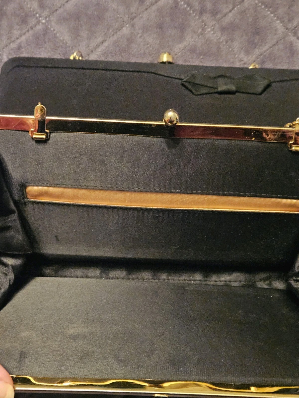 Vintage Black Evening Purses Set of 2 (Buyer takes both)