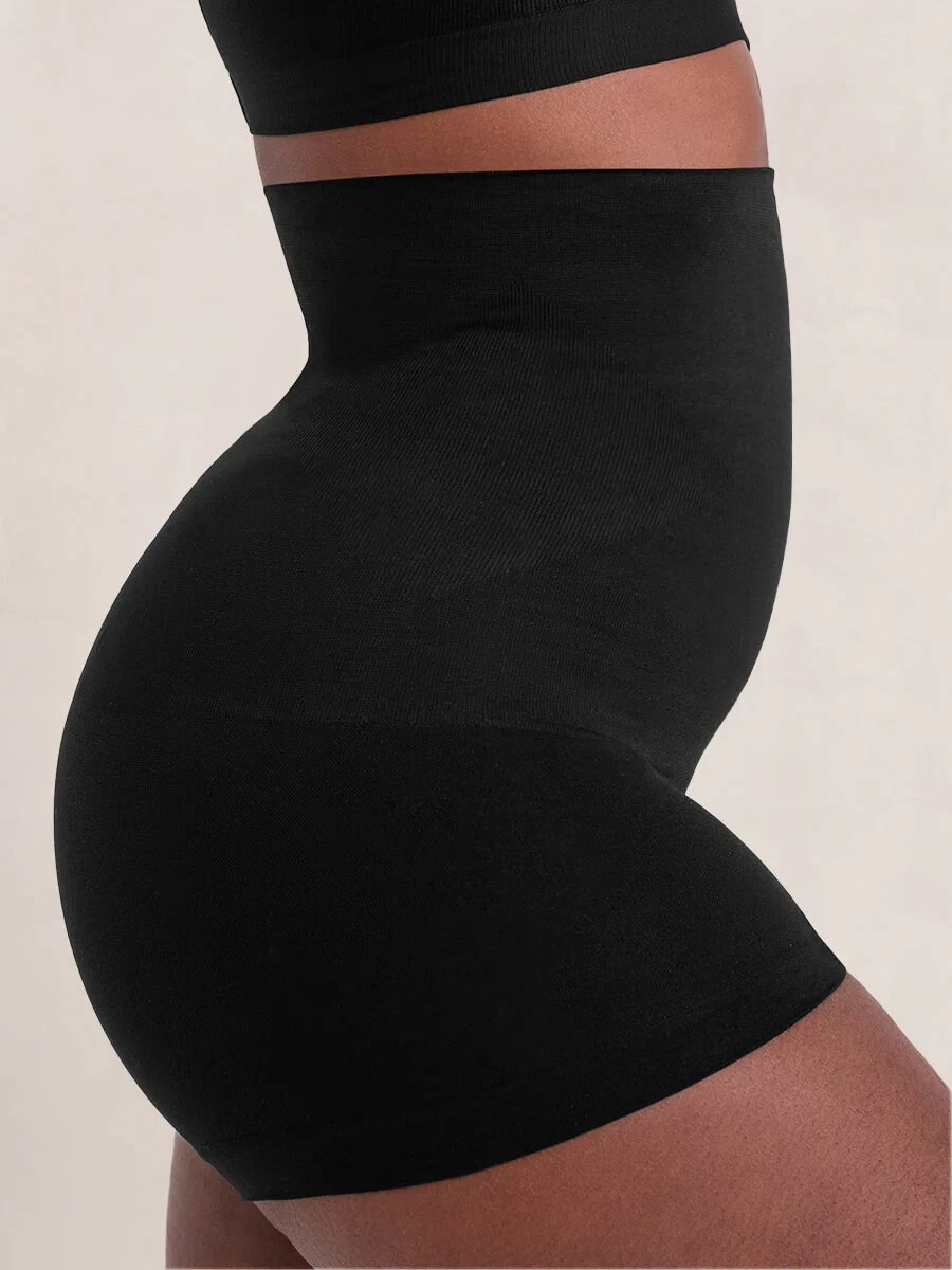 Empetua by Shapermint Women’s Size Large Black High Waisted Shaper Boyshort