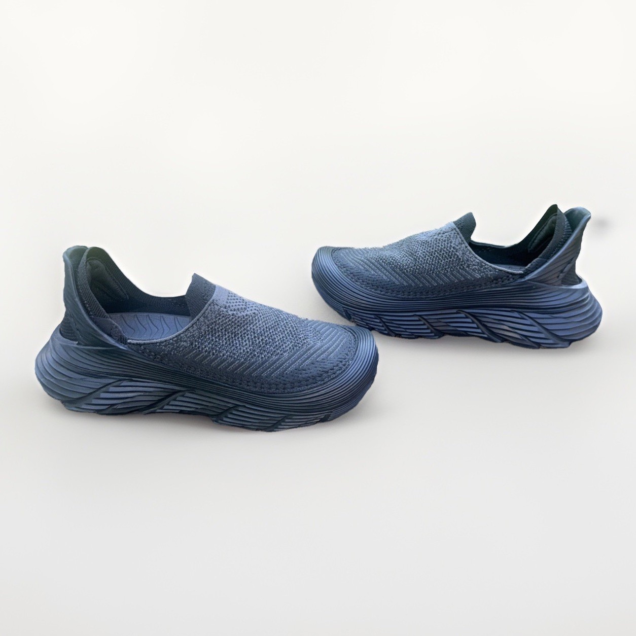Hoka One Restore TC Black Women 7 Slip on Shoes Gray Black Mens 6
