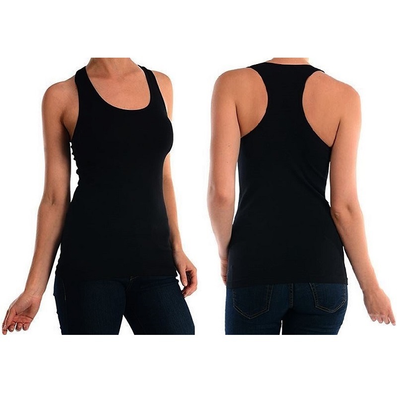 Wholesale Women Racerback Tank 100% Cotton Basic Solid Tee NEW TT402 S or M Lot