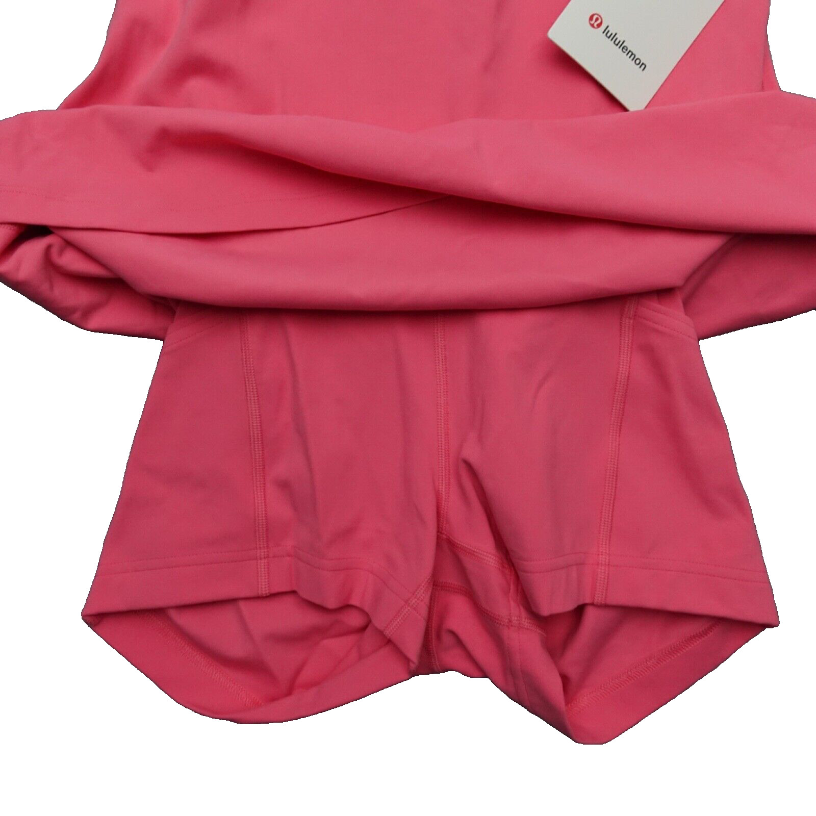 New Lululemon Size 6 Align Short Sleeve Dress SAKP Sakura Pink 3″ Liner Nulu