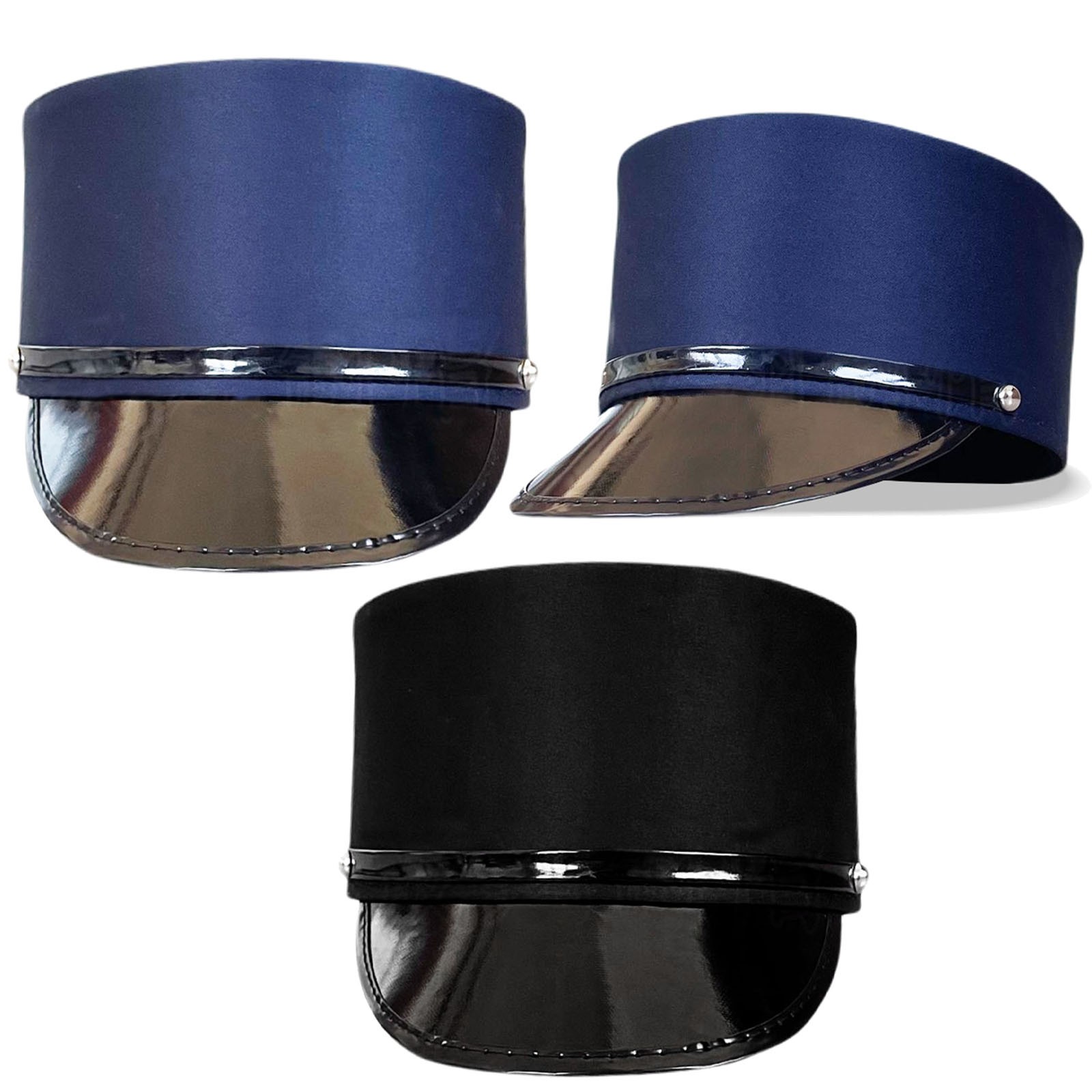 US 1Pcs Adult Train Engineer Conductor Driver Hat Halloween Cosplay Dress Up Cap