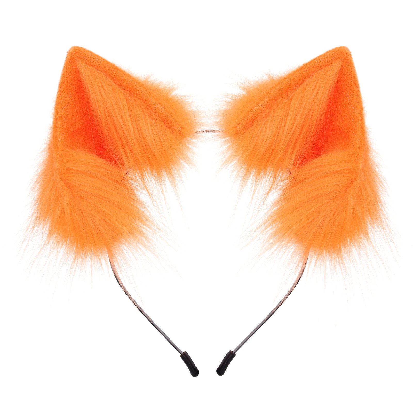 Handmade Faux Fur Animal Ears Headband Furry Cat Fox Ear Hairhoop Headwear