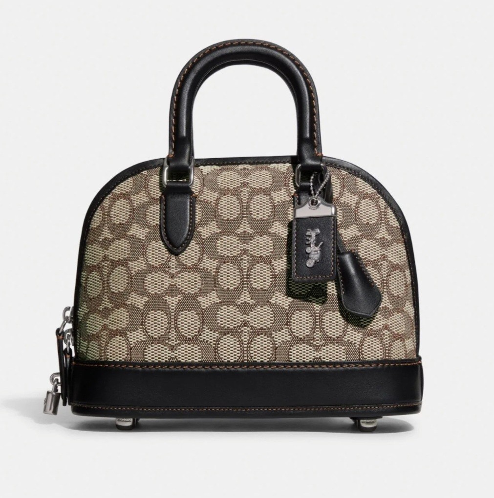 COACH 1941 Revel Bag 24 in Signature Jacquard and Glovetanned Leather