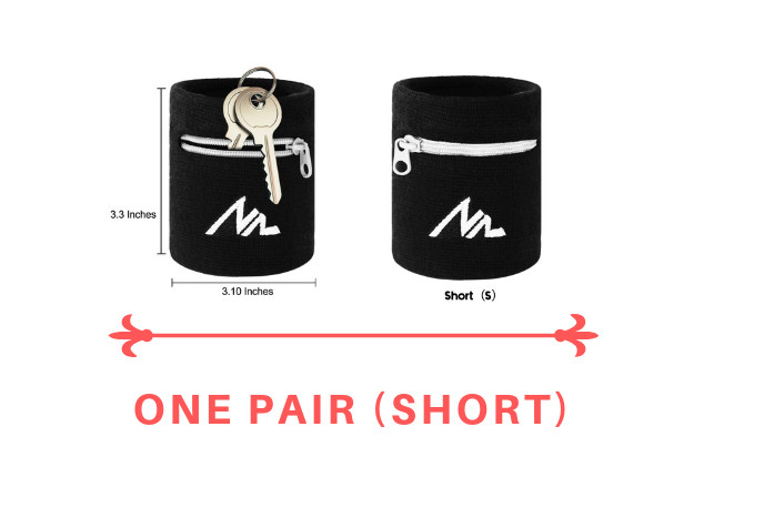 ⭐NEWZILL Wristband/Wrist Wallet (1 PAIR)! Wristband Pocket, Pouch| Unisex⭐