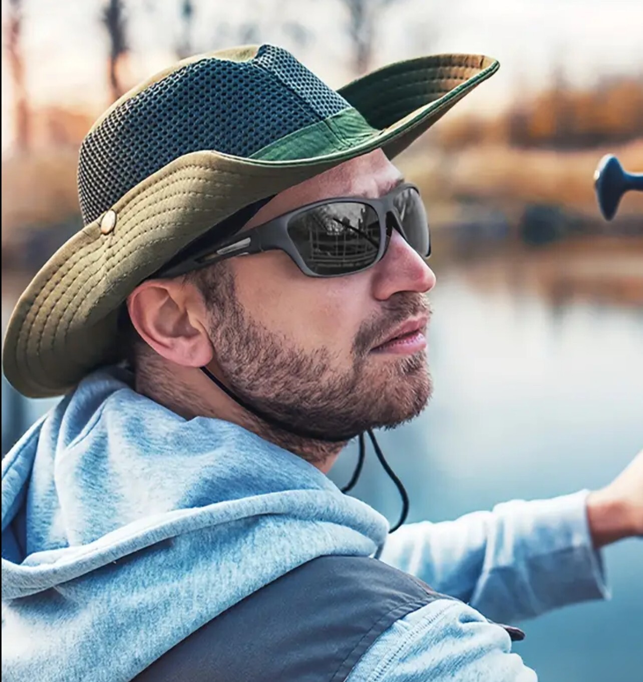 Polarized Sunglasses Men Outdoor Sports Driving Fishing Trendy Shades Running